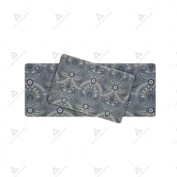 Fleck Splash Round Kitchen Mat (Kenya)